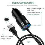 Usb C Car Charger, Car Phone Charger Fast Charging For Google Pixel 9A 9 Pro Xl Fold 8A 8 Pro 7A 7 Pro 6A 6 Pro 5 4A 3Xl, Samsung Galaxy S25 S24 S23, 48W Fast Car Charger Adapter With 3Ft Type C Cable