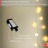 Led Globe String Lights Plug In Blinking Lights 20 Warm White Lights Balls With Timer For Wedding Party, Home Decor, Cla