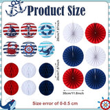18 Pcs Nautical Party Decoration Anchor Ship Party Decor
