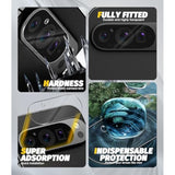(3 Pack) Camera Lens Protector Compatible For Google Pixel 9 Pro 6.3 Inch (Not For Xl Model) Protector De Cámera Case Friendly Tempered Glass 9H High Definition Microphone Cutout Anti-Scratch