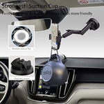 Truck Phone Holder Mount,Car Phone Holder,Dashboard Windshield Phone Holder 16.9 Inch Long Arm,Super Suction Cup Compatible With Pickup Truck,Commercial Truck And All Phone
