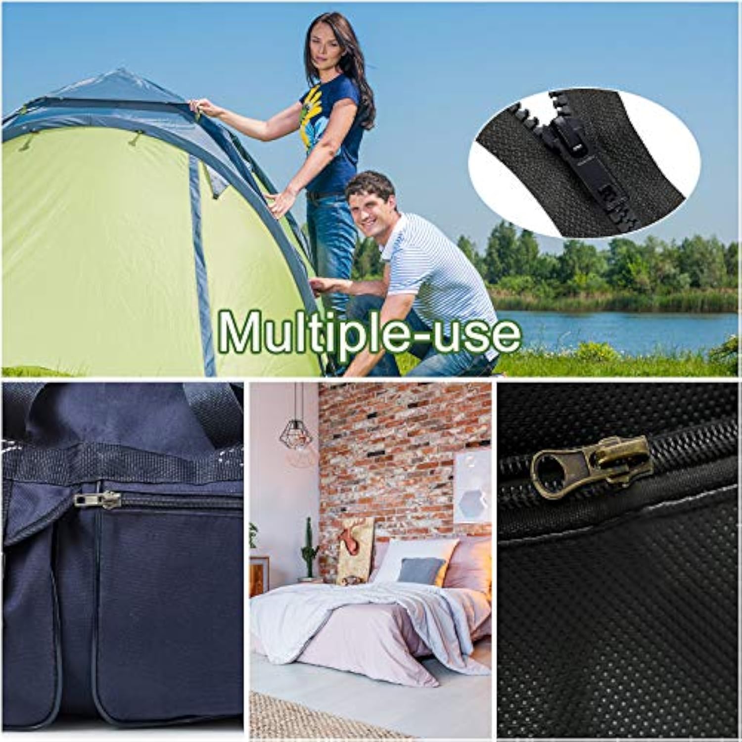 24 Pieces Black Bronze And Silver Zipper Sliders Zipper Pull Replaceme