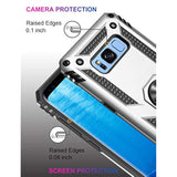 Drop Tested Cover With Magnetic Ring Kickstand Compatible With Car Mount Holder For Samsung Galaxy S8 Case