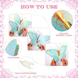 20PCS Butterfly Table Centerpieces, 3D Golden Butterfly Party Decor for Birthday & Baby Shower