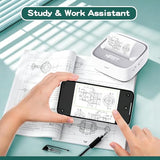 S1 Bluetooth Thermal Label Printer, Portable Mini Inkless Sticker Maker With 1 Roll Paper, Compatible With Iphone & Android, For Home, School, Office, Travel, Kids. Free App With Templates