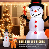 4 Ft Tall Dog Christmas Decoration Christmas Inflatable Decoration Snowman Peeing Dog Yard Snowman And Dog Xmas Yard Dec