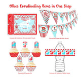 Carousel Large Invitations Ar - Carnival Invitations - Circus Invitations - 10 Invitations 10 Envelopes