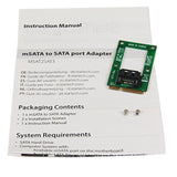 Msata To Sata Hdd / Ssd Adapter – Mini Sata To Sata Converter Card - Msata To