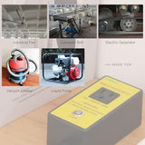 120V Soft Start Outlet Automatic Switch, Remote Switch For Vacuum And Table Saw With 2 Remote Control,15A 60Hz 1800W