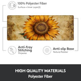 Gaming Mouse Pad, Mouse Pad, Desk Mat, Non-Slip Rubber Base Mousepads For Computers Laptop Office School Home Accessories Decor 31.5" X 11.8"?Sunflower