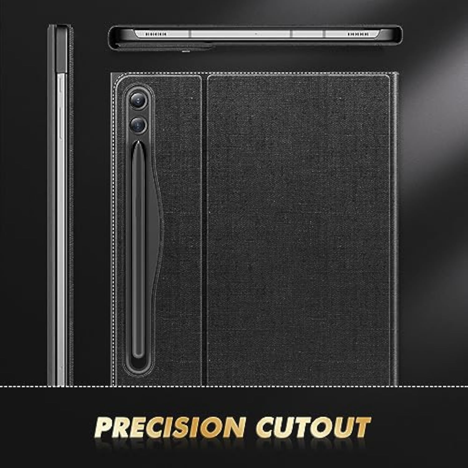 Galaxy Tab S9+ Plus Case, Multi-Angle Stand Cover Compatible With Samsung Tab