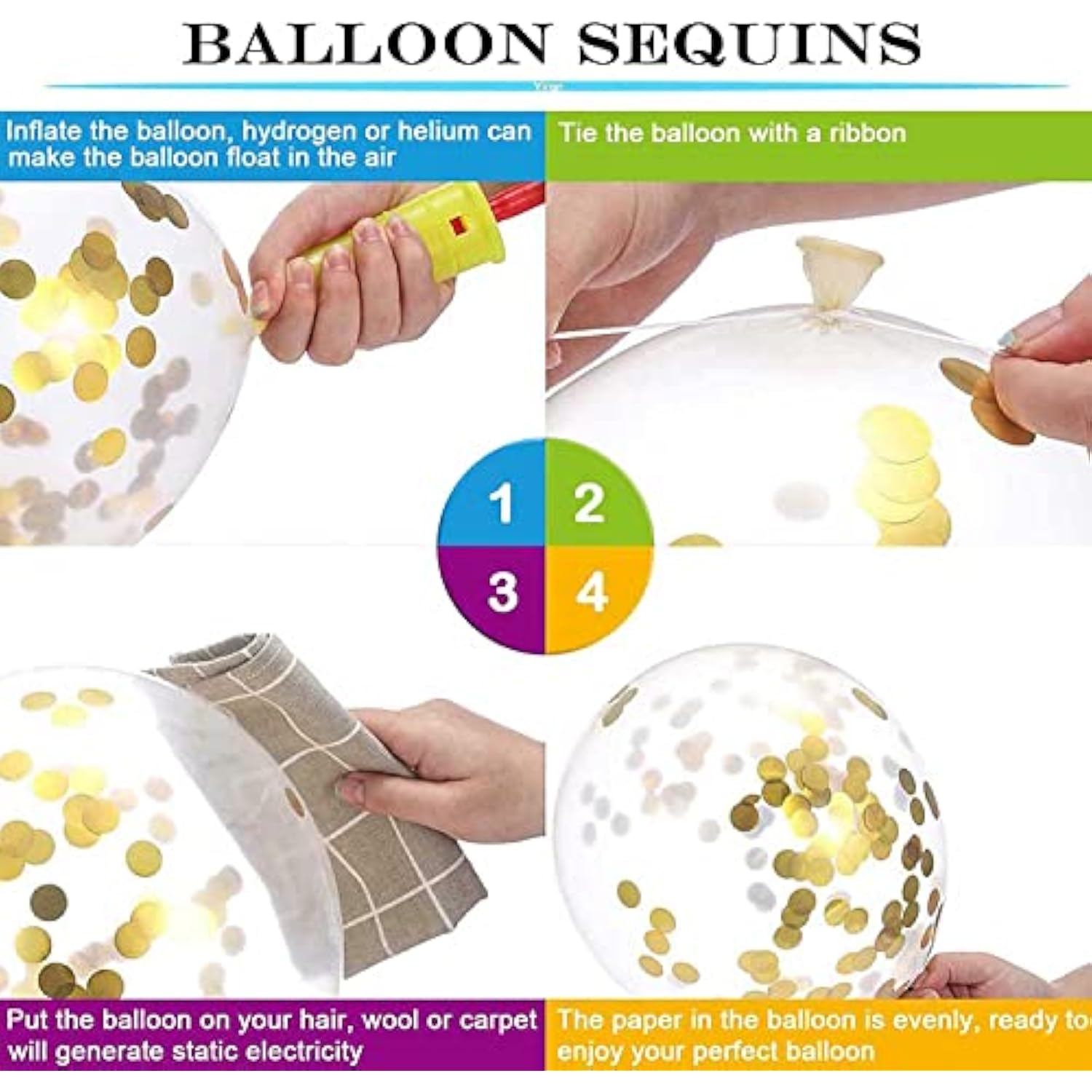 60Th Birthday Balloons, Black Gold Number 60 Balloons, 15Pcs Happy Birthday Balloons Party Deocorations Supplies, 12Inch Latex Confetti Balloons For Adult Men Women