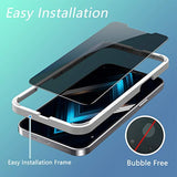 3 Pack iPhone 12/12 Pro Privacy Screen Protector, 9H Tempered Glass, Anti-Spy