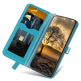 Google Pixel 6A Wallet Case with Card Holder/Slot, PU Leather Folio Flip Shell, Kickstand, Magnetic Closure, Wrist Strap, Shockproof Cover