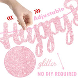 Wildflowers Happy Birthday Banners 3Pcs Pink Butterfly Theme Party Decorations For Women Girl Spring Birthday Baby Shower Supplies