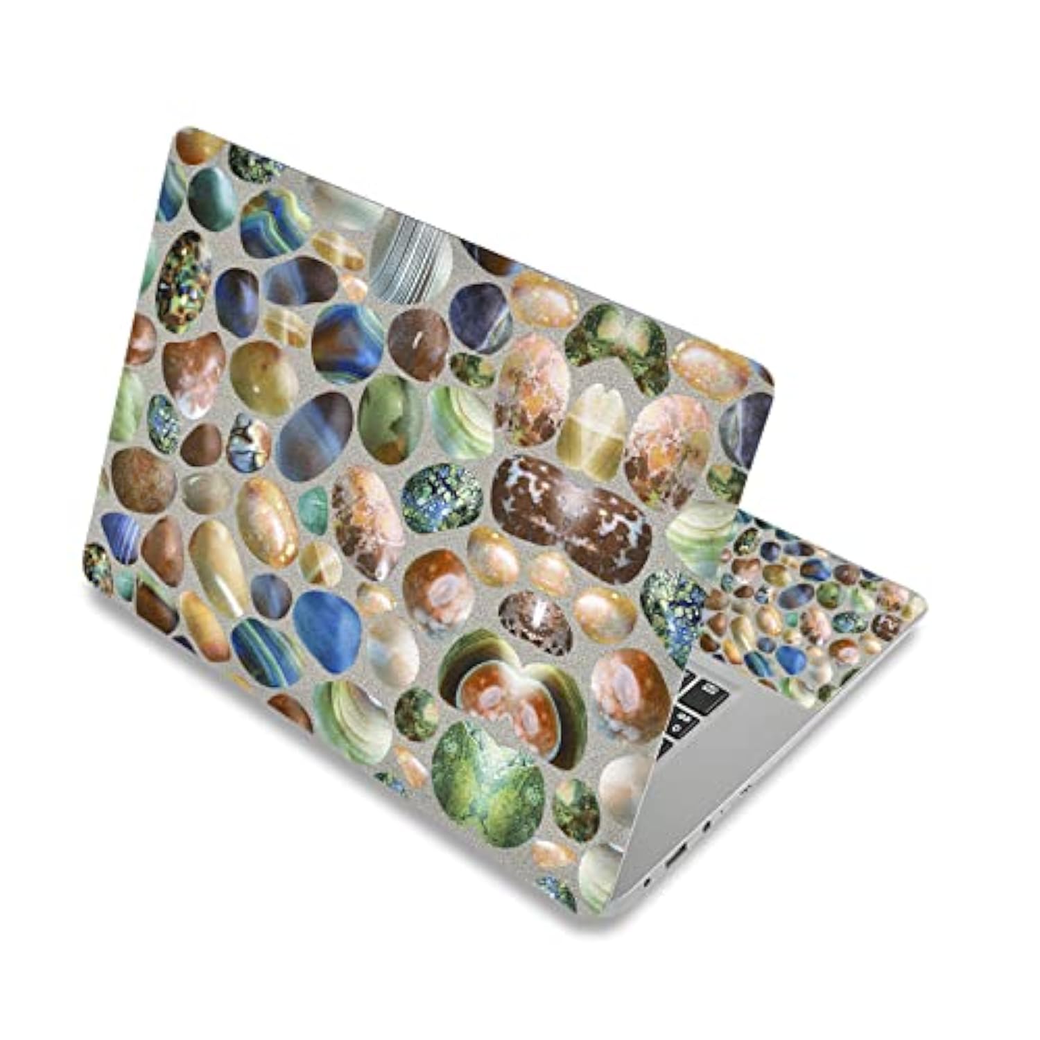 Laptop Skin Sticker Decal,12" 13" 13.3" 14" 15" 15.4" 15.6 Inch Laptop Skin Sticker Cover Art Decal Protector Notebook Pc (Colorful Stones)