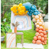 Here Comes The Son Balloon Arch Garland Kit 149Pcs For Retro Sun Baby Shower First Trip Around The Sun Sunshine Theme Birthday Kids Groovy Boho Party Backdrop Decoration (Slate Blue)