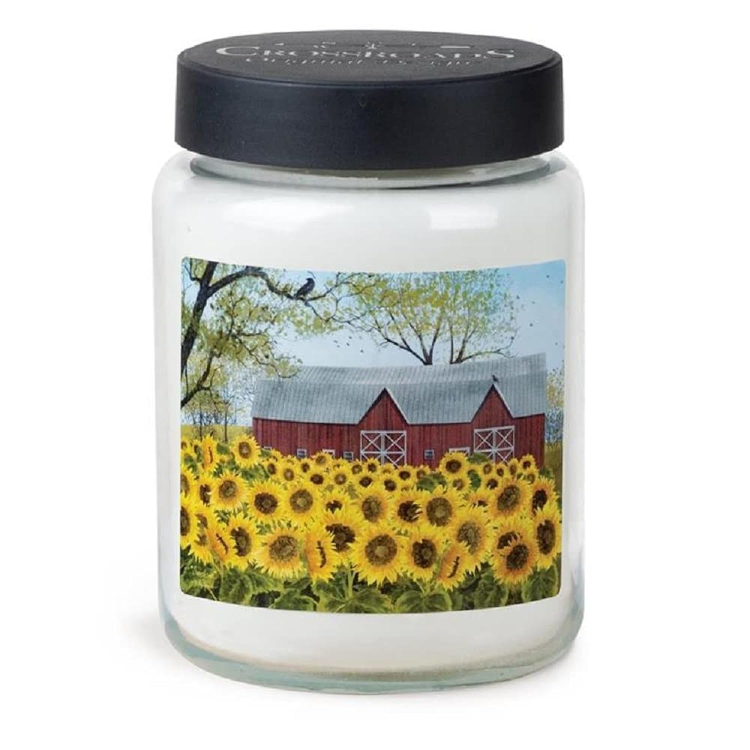 Ll-Bj1134 Sunshine Sunflower Field Lemongrass Lavender Jar Candle, 26 Oz