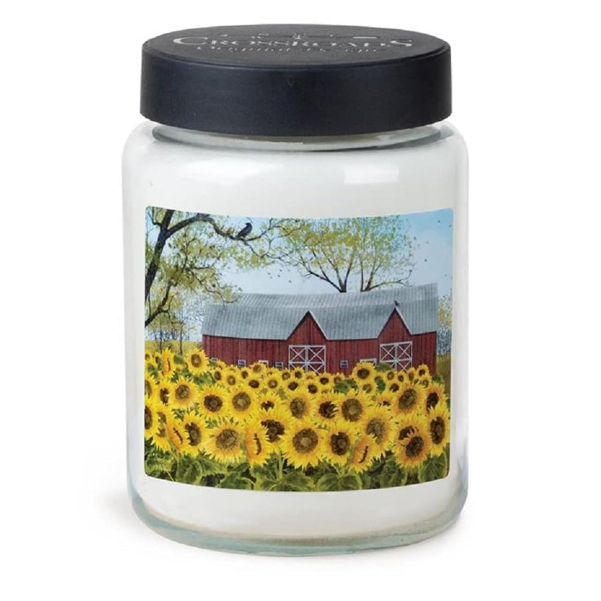 Ll-Bj1134 Sunshine Sunflower Field Lemongrass Lavender Jar Candle, 26 Oz