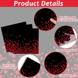 50 Guests Red And Black Birthday Party Supplies Set Red Dot On Black Disposable Plates Napkins Red And Black Tableware Set Party Papaer Dinnerware For Birthday Graduation Wedding Decorations 200Pcs