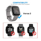 Fast Wall Charger for Fitbit Versa 2, USB Cable, 5V/5A, Black, Travel