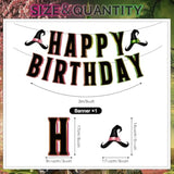 Movie Birthday Decorations Banner Hanging Swirls, Movie Theme Happy Birthday Decorations, Party Supplies For Girl Boys