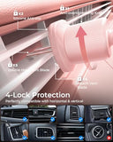 2025 Upgraded Phone Holders for Your Car with New Metal Hook Clip, Handy Air Vent Cell Phone Car Mount for iPhone [One Hand Operation], Universal Car
