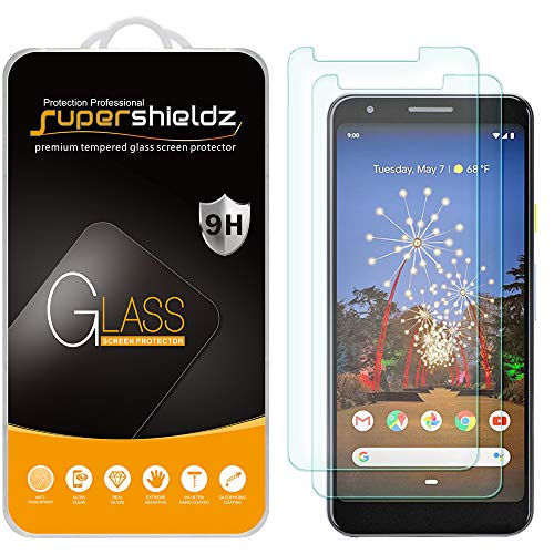 (2 Pack) Designed for Google (Pixel 3a XL) Tempered Glass Screen Protector, Anti Scratch, Bubble Free