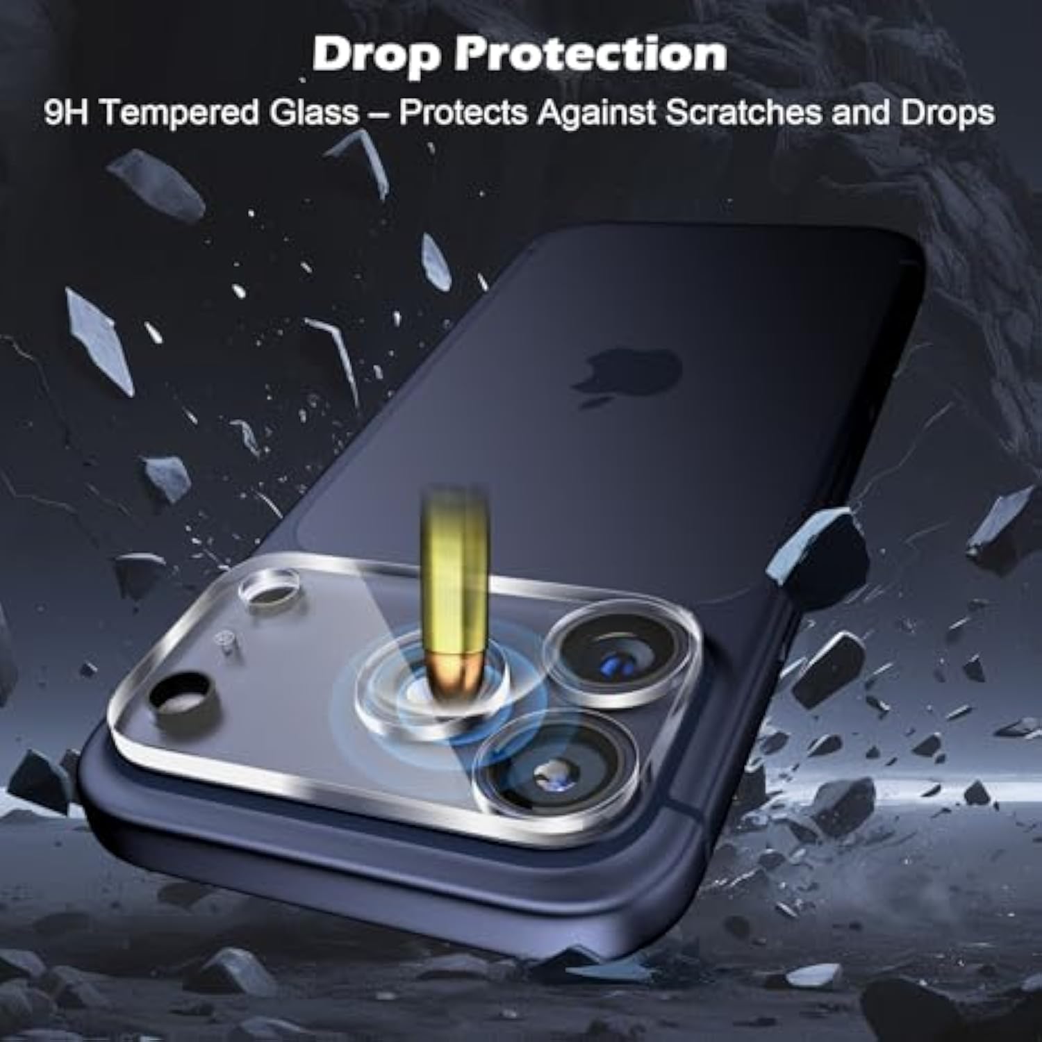 3 Pack For Iphone 17 Pro Max Camera Lens Protector, Military Standard Scratch-Resistant Film, 9H Tempered Glass Camera Cover Screen, [Does Not Affect Night Shots], Clear