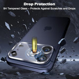 3 Pack For Iphone 17 Pro Max Camera Lens Protector, Military Standard Scratch-Resistant Film, 9H Tempered Glass Camera Cover Screen, [Does Not Affect Night Shots], Clear