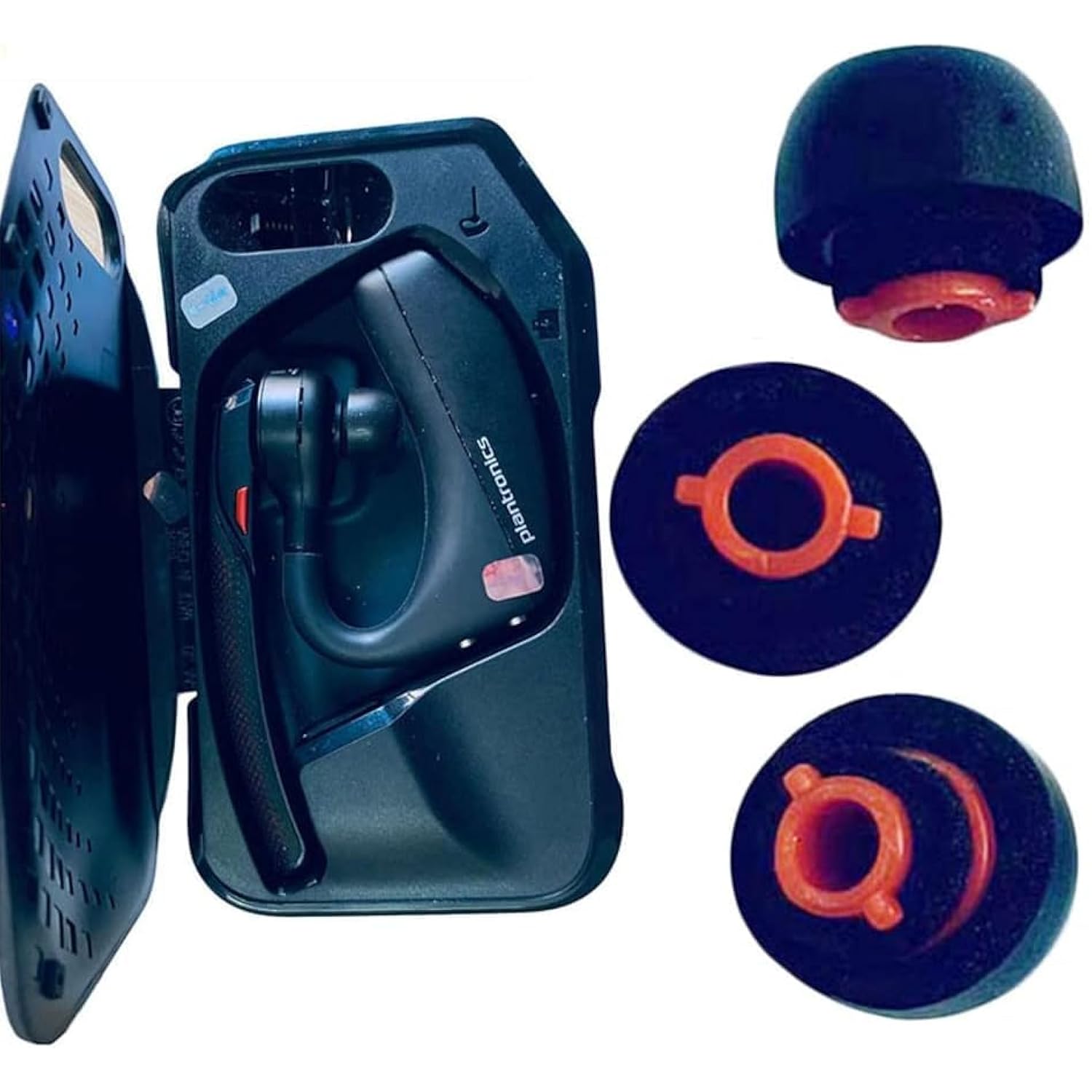 Memory Foam & Silicone Eartips For Plantronics Voyager 5200 & Legend Headsets, 6 Pcs (S/M/L)