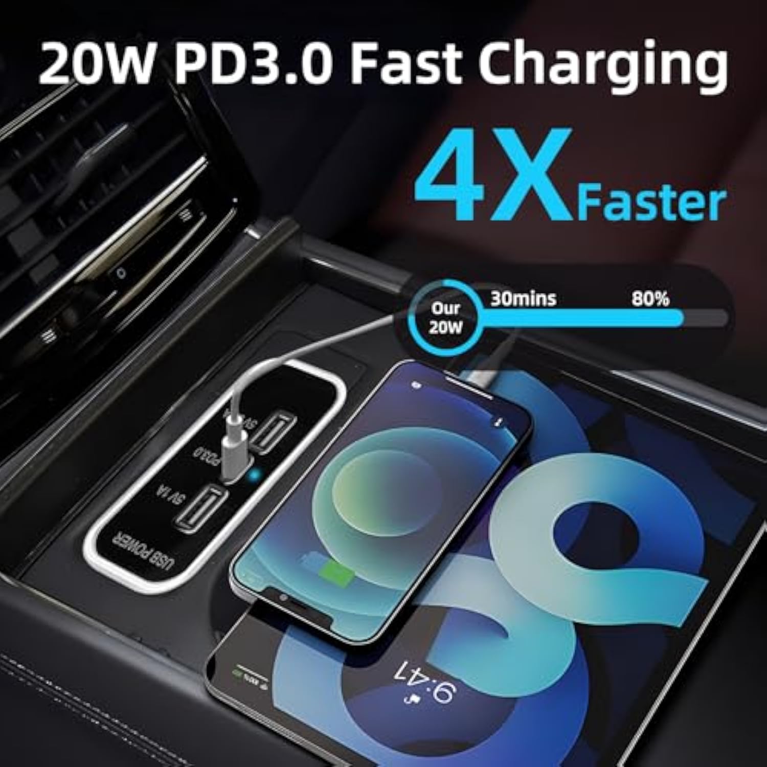 3 Ports 12V Rv Usb Outlet, Pd3.0 Usb C & Dual Usb A Car Charger Socket Panel Wall Mount With Screws, Automotive Usb Power Outlet Fast Charger Adapter For Marine Boat Motorcycle Truck Golf Cart (1Pc)