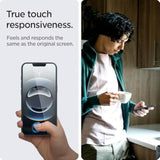 Spigen Tempered Glass Screen Protector [GlasTR EZ FIT] designed for iPhone 16e / iPhone 14 / iPhone 13 Pro/iPhone 13 [Sensor Protection - 2 Pack]