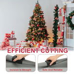Wrapping Paper Cutter, 2 Pcs Heavy Duty Sliding Gift Wrap Cutter Tool For Birthday Paper Gift Window Tint Craft Making, Black