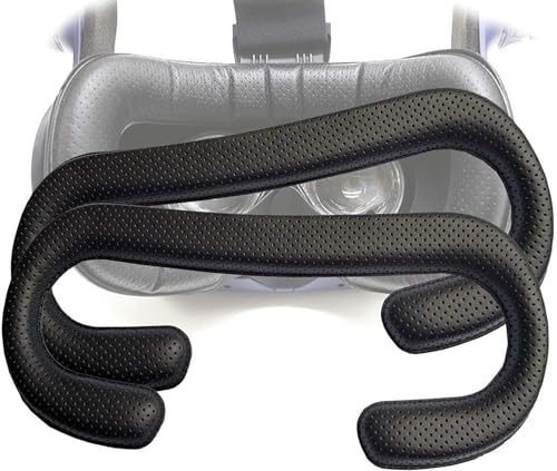 Vive Pro Face Cushion Pad Face Foam Replacement, Pu Leather Face Cover Pad Removable Facial Interface For Htc Vive Pro Vr (Face Foam 2Pc)