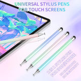 4-Pack 2-in-1 Stylus Pen for iPad, iPhone & Android High-Precision Touchscreen