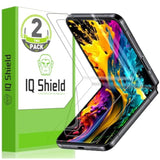 Screen Protector Compatible With Samsung Galaxy Z Flip 4 (2-Pack) Anti-Bubble Clear Tpu Film