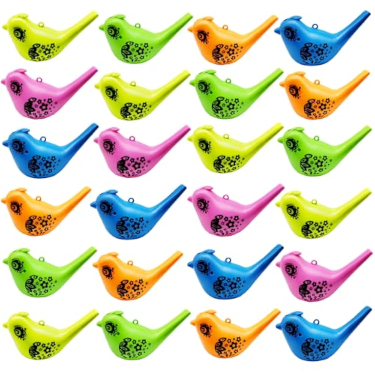 24pcs Bird Water Whistle Party Favors Musical Toy for Kids Birthday
