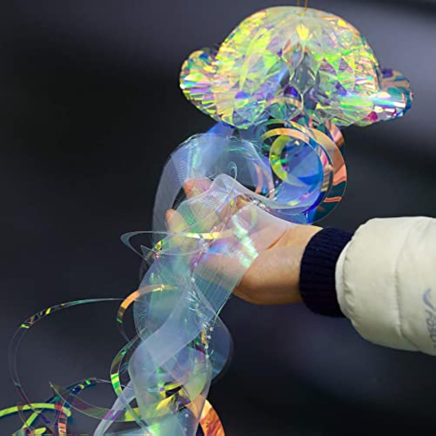 Iridescent Jellyfish Decor Under The Sea Party Decorations Mermaid Theme Birthday Decorations Hanging Jelly Fish Ocean Party Decoration Bridal Baby Shower Wedding Party Supply