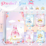 32 Pcs Princess Prince Favor Bags Princess Crown Castle Party Bags Include 4 Style Sticker Handles Candy Goodie For Gender Reveal Bridal Shower Wedding Supplies