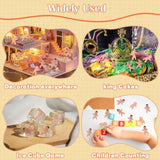 120 Pcs Plastic Babies For Games, 1 Inch Mini Babies Bulk For Baby Shower Game, Tiny Baby Figurines For My Water Broke Ice Cube Game, King Cake Babies For Party Decorations