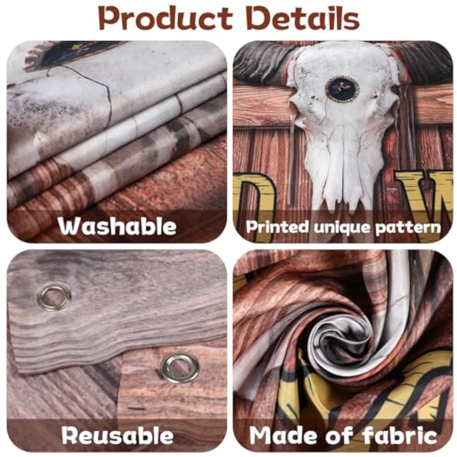 West Cowboy Party Door Decoration Wild West Party Decoration Cowboy Door Banner Hanging Supplies Western Themed Saloon Banner For Western Rustic Bar Photo Booth Props Favor