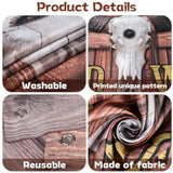 West Cowboy Party Door Decoration Wild West Party Decoration Cowboy Door Banner Hanging Supplies Western Themed Saloon Banner For Western Rustic Bar Photo Booth Props Favor