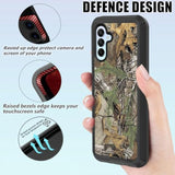 Compatible For Samsung Galaxy A15 5G Case With Screen Protector For Men Boy Camo Design [Military Grade Protection] Heavy Duty Shockproof Case 6.5Inch, Camouflage