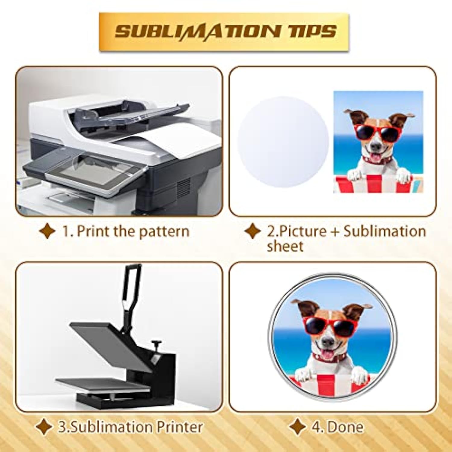 30 Pcs Sublimation Blank Pins Diy Button Badge Kit Sublimation Sliver