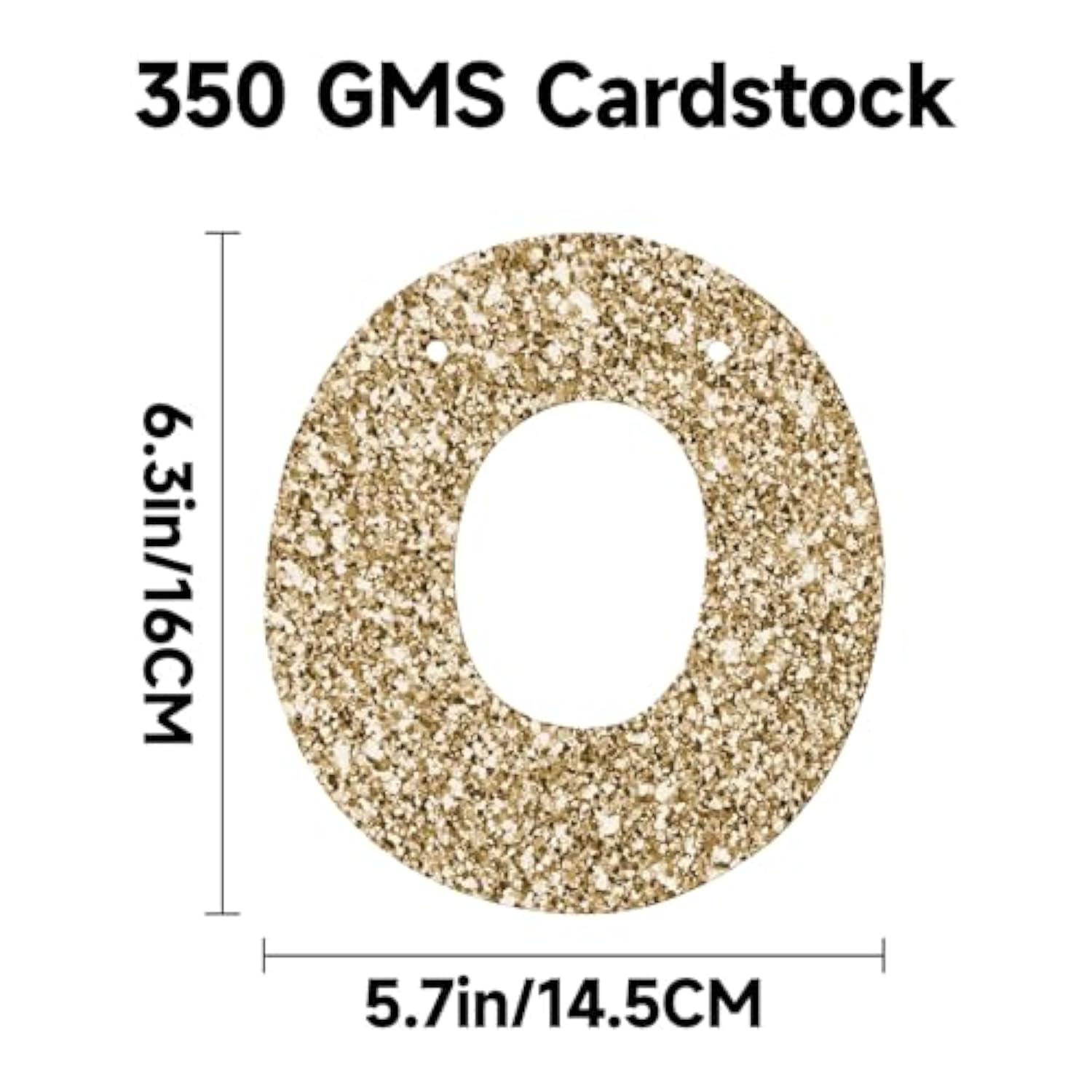 Pre-Strung Happy Birthday Banner Sign - No Diy Glitter Older Wiser Hotter Banner For Women Men 30Th 40Th 50Th 60Th 70Th 80Th Funny Gold Birthday Decorations (Champaign Gold)