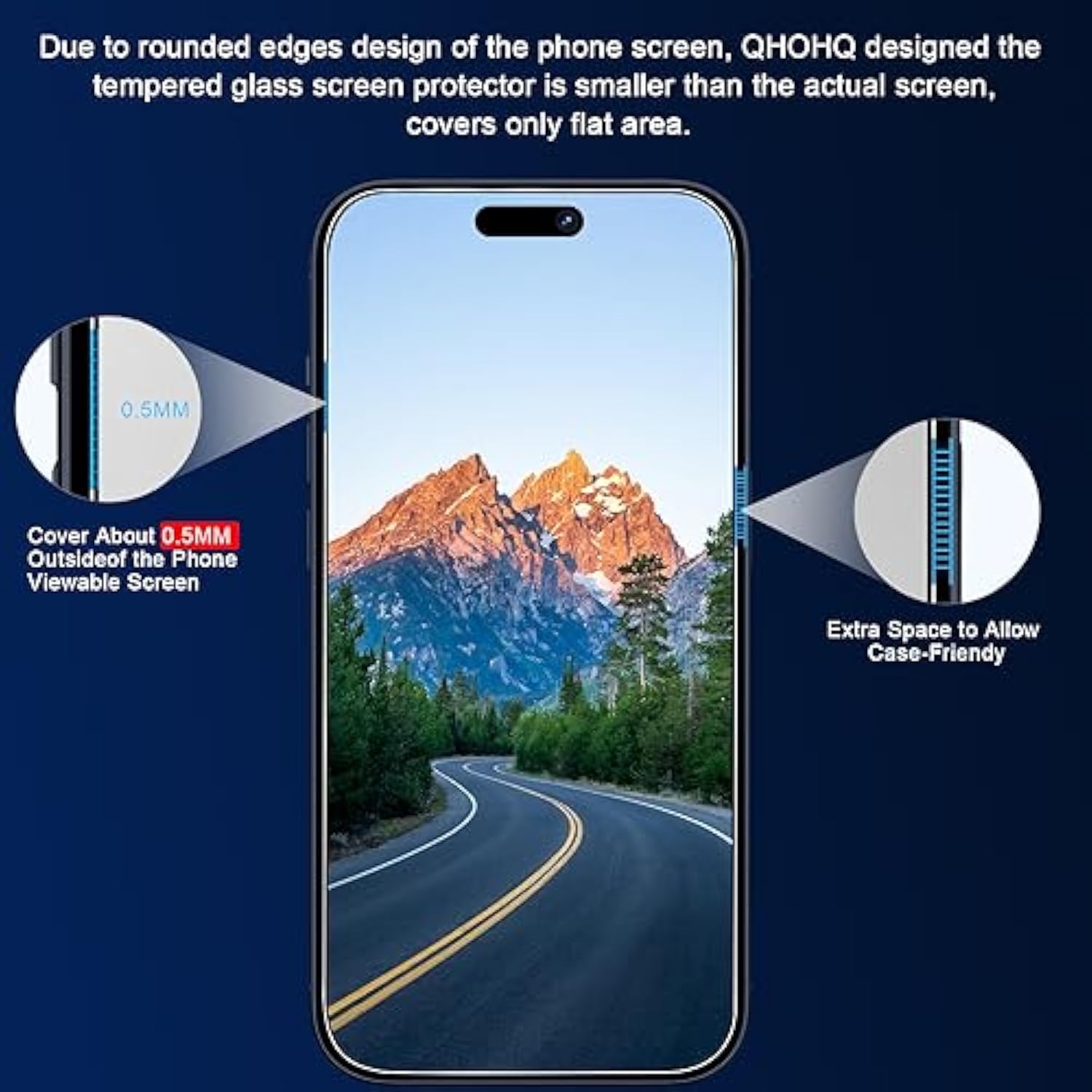 3 Pack iPhone 15 Pro Max 6.7 Inch Privacy Screen & Camera Protector Black