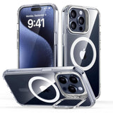 Esr For Case, Compatible With Magsafe, -Grade Protective Case, Built-In Stash Stand Phone Case, Scratch-Resistant Back Cover, Classic Series, Clear
