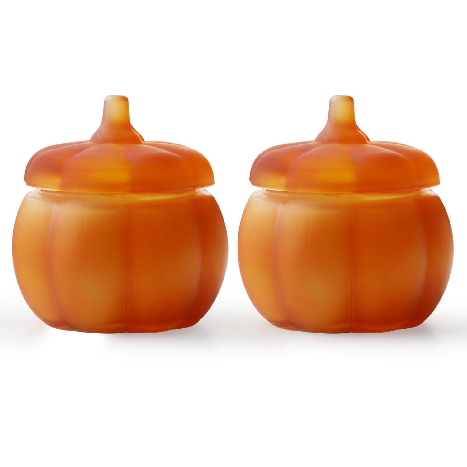 Pumpkin Scented Candle 2Pcs Fall Candle For Table Décor And Thanksgiving Gift 5Oz