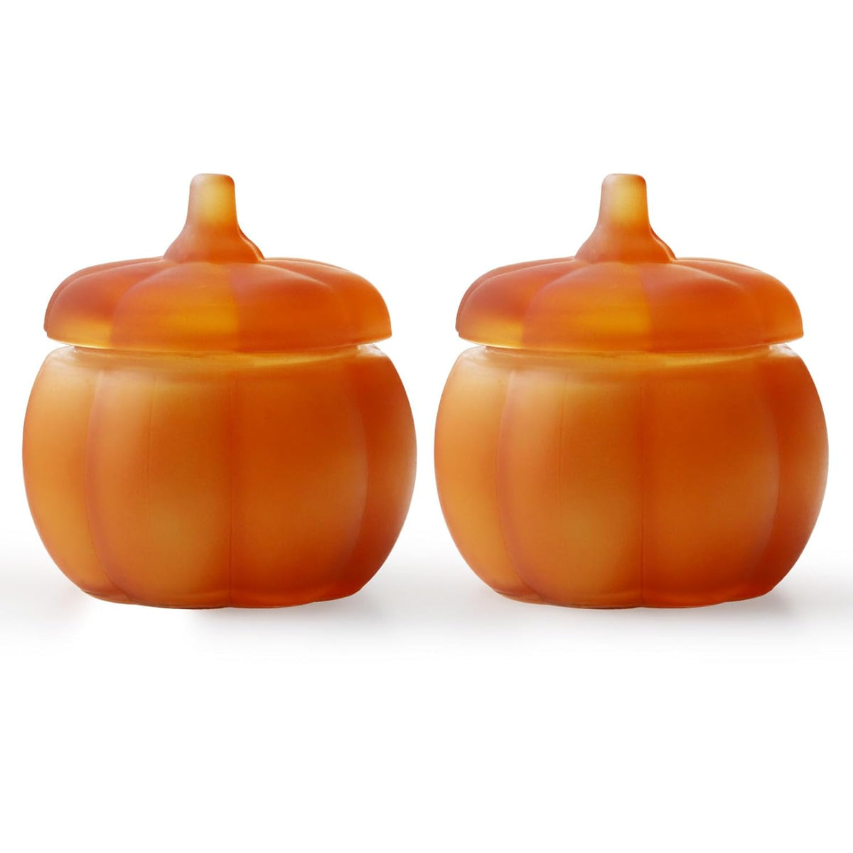 Pumpkin Scented Candle 2Pcs Fall Candle For Table Décor And Thanksgiving Gift 5Oz